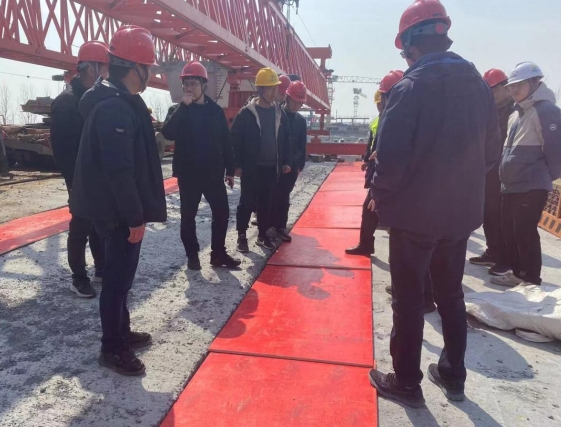安徽省公路管理中心主任 赴G312古河大桥项目调研