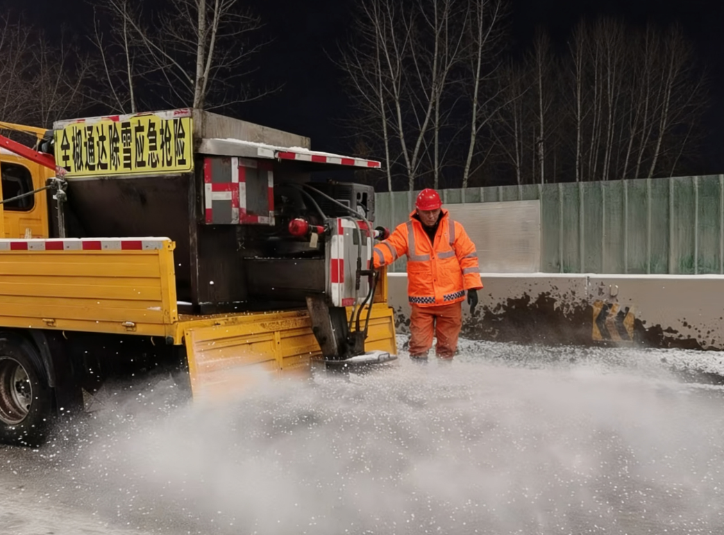 同心抗雪保安畅，通达护航出行路