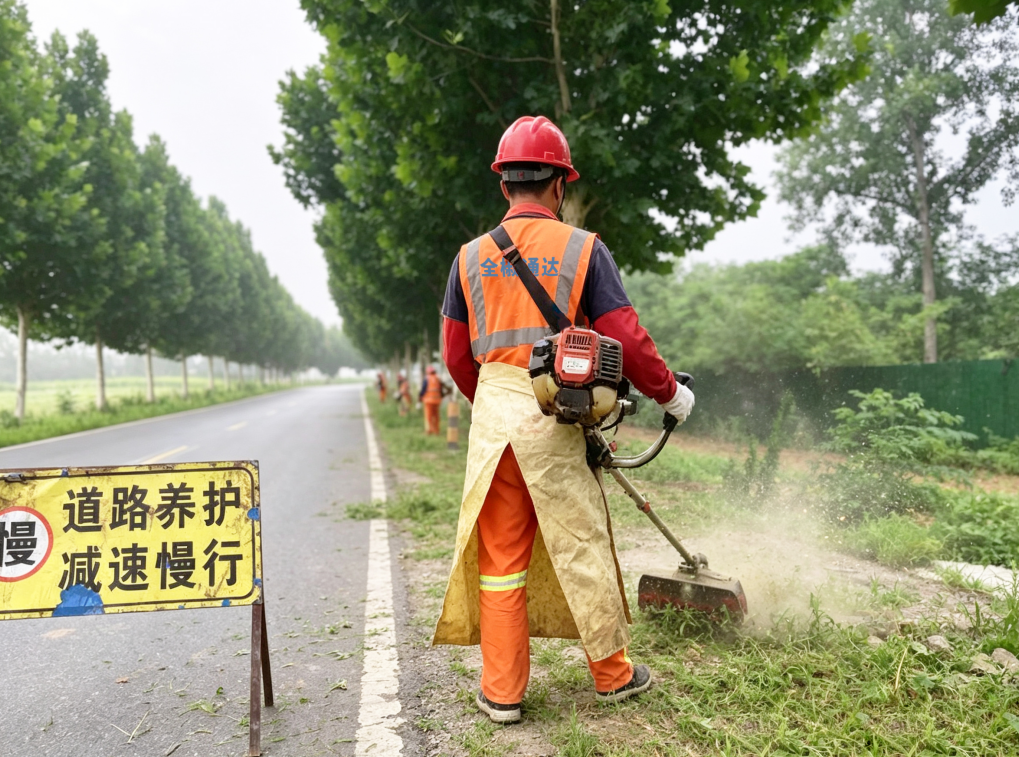 夏日除草护畅通，一路清爽更安心
